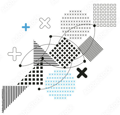 Minimalist Geometric Modern Background Vector Abstract