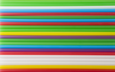 Abstract background of colorful cocktail tubes