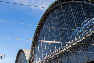 Obraz premium Bahnhof in Frankfurt