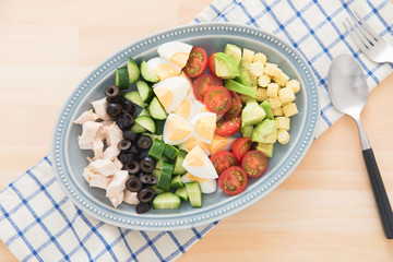 Delicious cobb salad