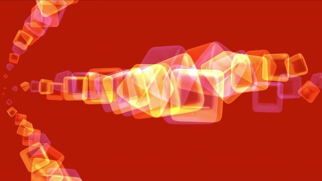 4k Abstract flying glass boxes background,flame lighters fireworks particle,smelting melting precious stones,geometric explosion flower backdrop.