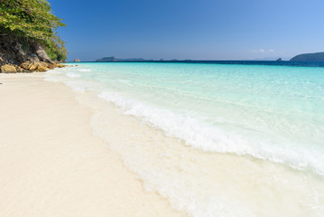 Beautiful beach, seascape,clear water,summer vacation