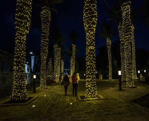 Evening Victoria. The island of Gozo. Malta