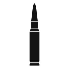 Small bullet icon. Simple illustration of small bullet vector icon for web