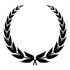 Heraldic wreath icon. Simple illustration of heraldic wreath vector icon for web