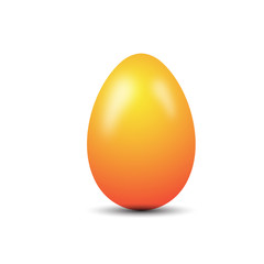 Easter Eggs orange vector
