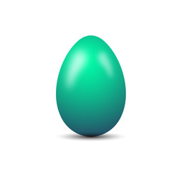 Easter Eggs teal vector