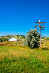 Obraz premium Landscape of the country side in America. America is a continent where American mainly live.