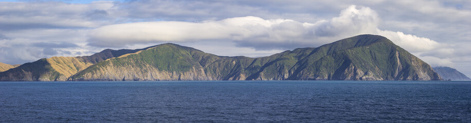 Fototapeta na wymiar View to the Marlborough Sounds, New Zealand