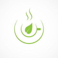 Vector image of tea logo.