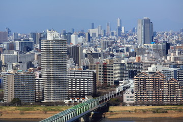 密集したビル群