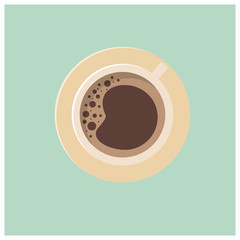 Cup of Coffee Flat Design