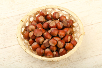Hazelnut heap