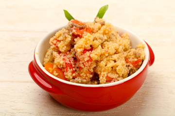 Couscous with meat