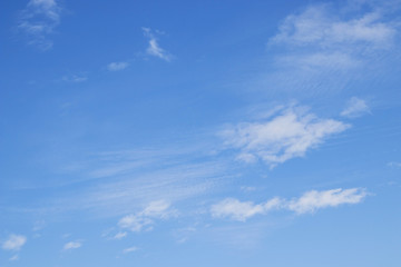 blue sky with clouds