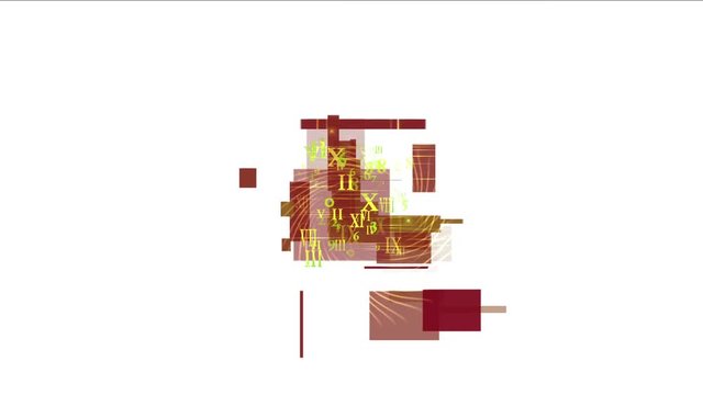 4k Abstract computer business square swirl number,alphabet matrix,finance market,information data,decryption encryption passwords,digital technology science,time space,computing info background.