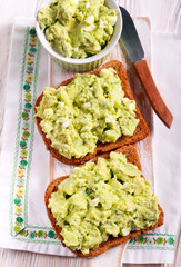Avocado and egg salad