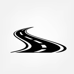 asphalt road icon
