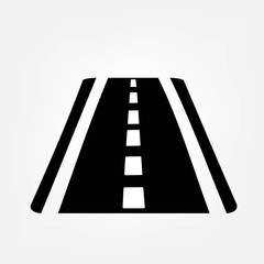 asphalt road icon