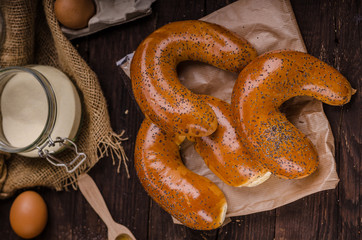 Poppy seeds roll pastry