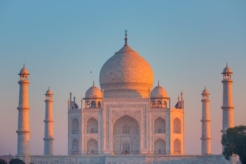 Taj Mahal at sunset - Agra, India