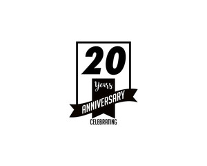 twenty year anniversary badge