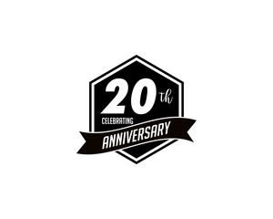 twenty year anniversary badge