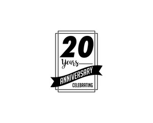 twenty year anniversary badge