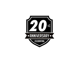 twenty year anniversary badge