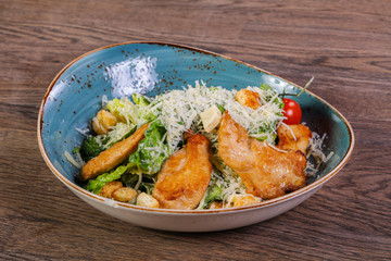 Caesar salad with chicken