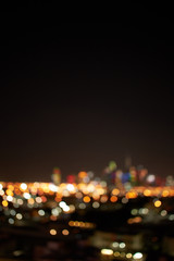 blurred night city lights Dubai