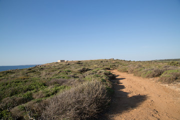 trail on the coast, riserva naturale orientata oasi faunistica di vendicari