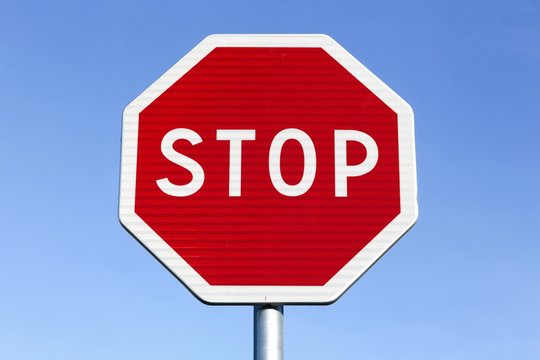 Stop traffic sign