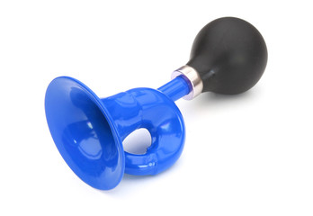 Trompette klaxon bleue / Blue air horn trumpet