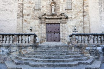 Architecture, religious building, Church, Iglesia de Sant Baldiri, baroque style, Sant Boi de Llobregat, province Barcelona, Catalonia.Spain.