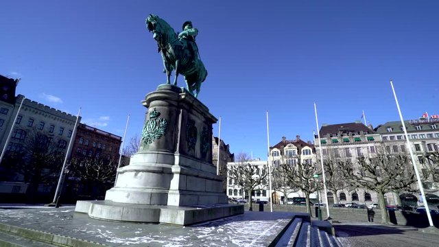Szwecja, Malmo,  Ryttarstatyn av kung Karl X Gustav