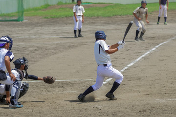 高校野球試合風景