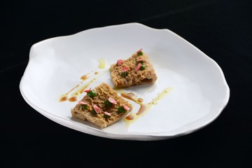 ファイン・ダイニング、レストランの綺麗な料理