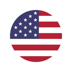 America flag vector icon