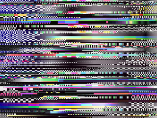 Glitch computer screen fail data error tv signal error 1