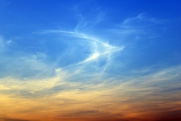cloudy on blue sky for background