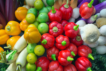 Artificial Fruits Vegetables for show and decoration.