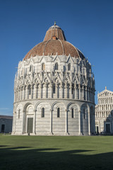 Pisa, Piazza dei Miracoli, famous cathedral square