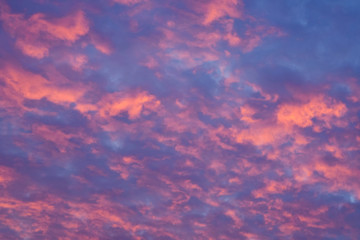 Sky sunset for background