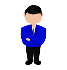 Businessman flat illustration
