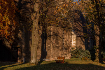 Thüringer Wald im Herbst Liebfrauenkirche Plaue