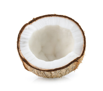 coconut isolated on the white background