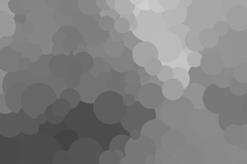 abstract grey background made of circles