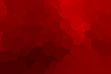 abstract red background made of circles