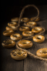 Naklejka premium Hazelnuts and dried.